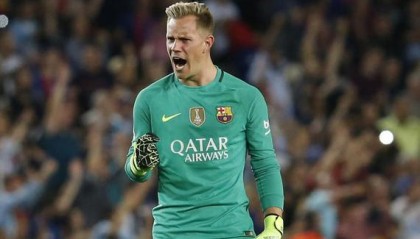  特尔施特根失误致巴萨旧将破门得分  